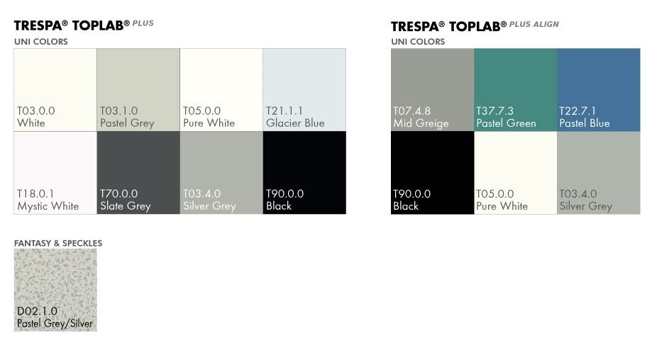 Choose from a Large Selection of Color Options